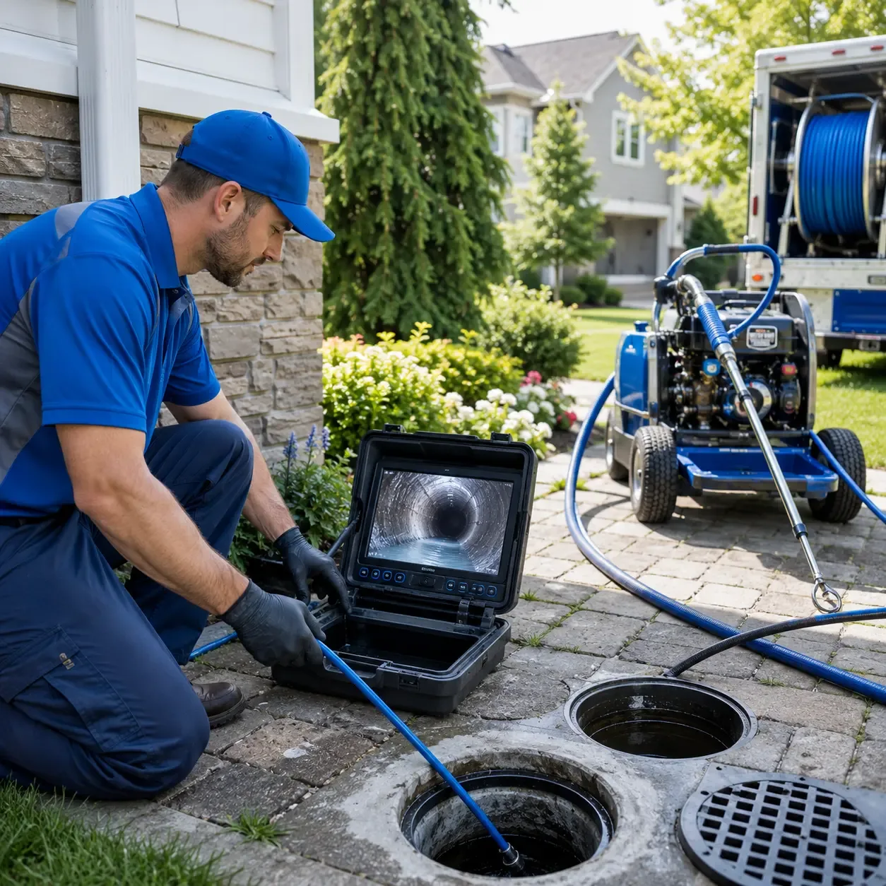 Outdoor drain cleaning professionals serving Shady Dale, GA