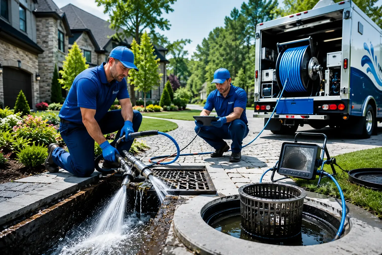 Local outdoor drain cleaning professionals in Shady Dale, GA